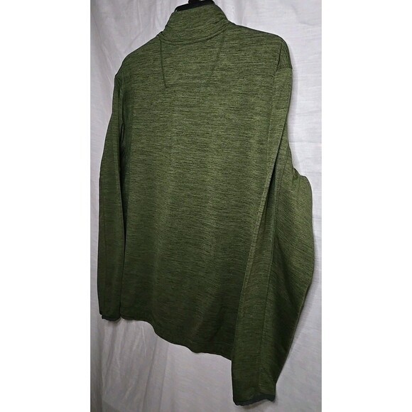 Ruff Hewn Adventure Tech Long Sleeve Shirt, Outdoor ¼ Zip Sz Large, Hunter Green - Picture 8 of 8